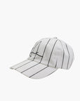 Karl Kani Cap Logo Pinstripe White