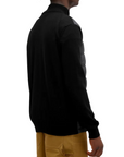 Moncler Cardigan Padded Logo Black - 2