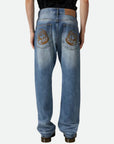 Billionaire Boys Club Jeans Astro Selvedge Denim Heavy Wash Blue