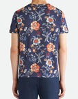 Etro Crew Roma Sleeve Print White