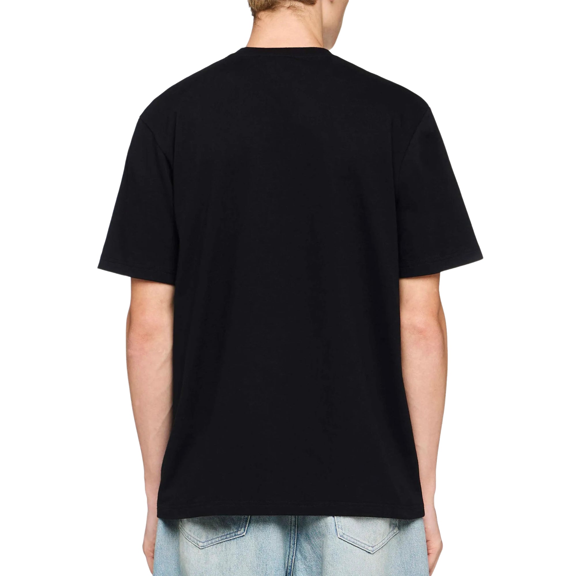 Jw Anderson T-Shirt Lace Chest Trim Black