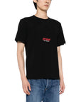 Aape T-Shirt Moonface Logo Black-Red