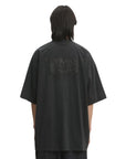 Vetements T-Shirt Drip Metal Oversized Black