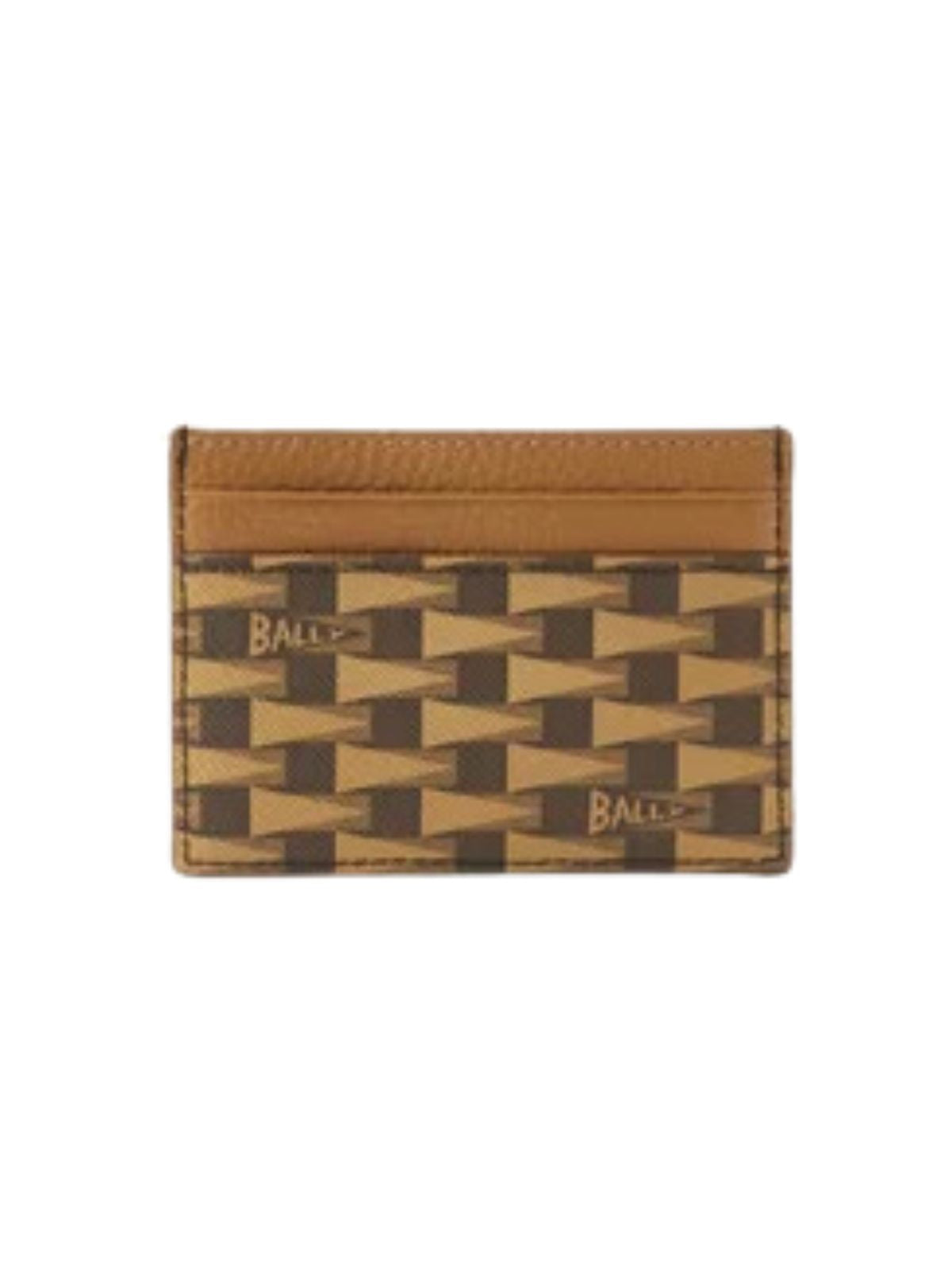 Bally Card-Holder Monogram Logo Brown - 2