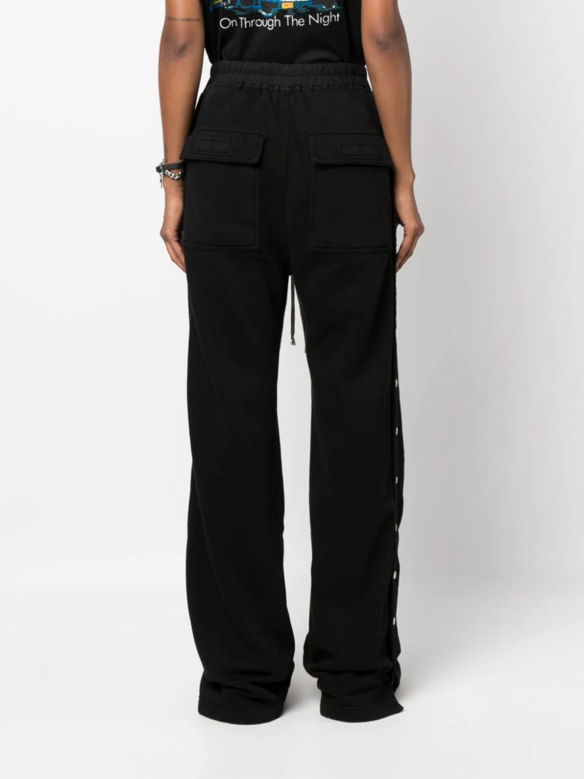 Rick Owens Track Pants Pusher Black - 2