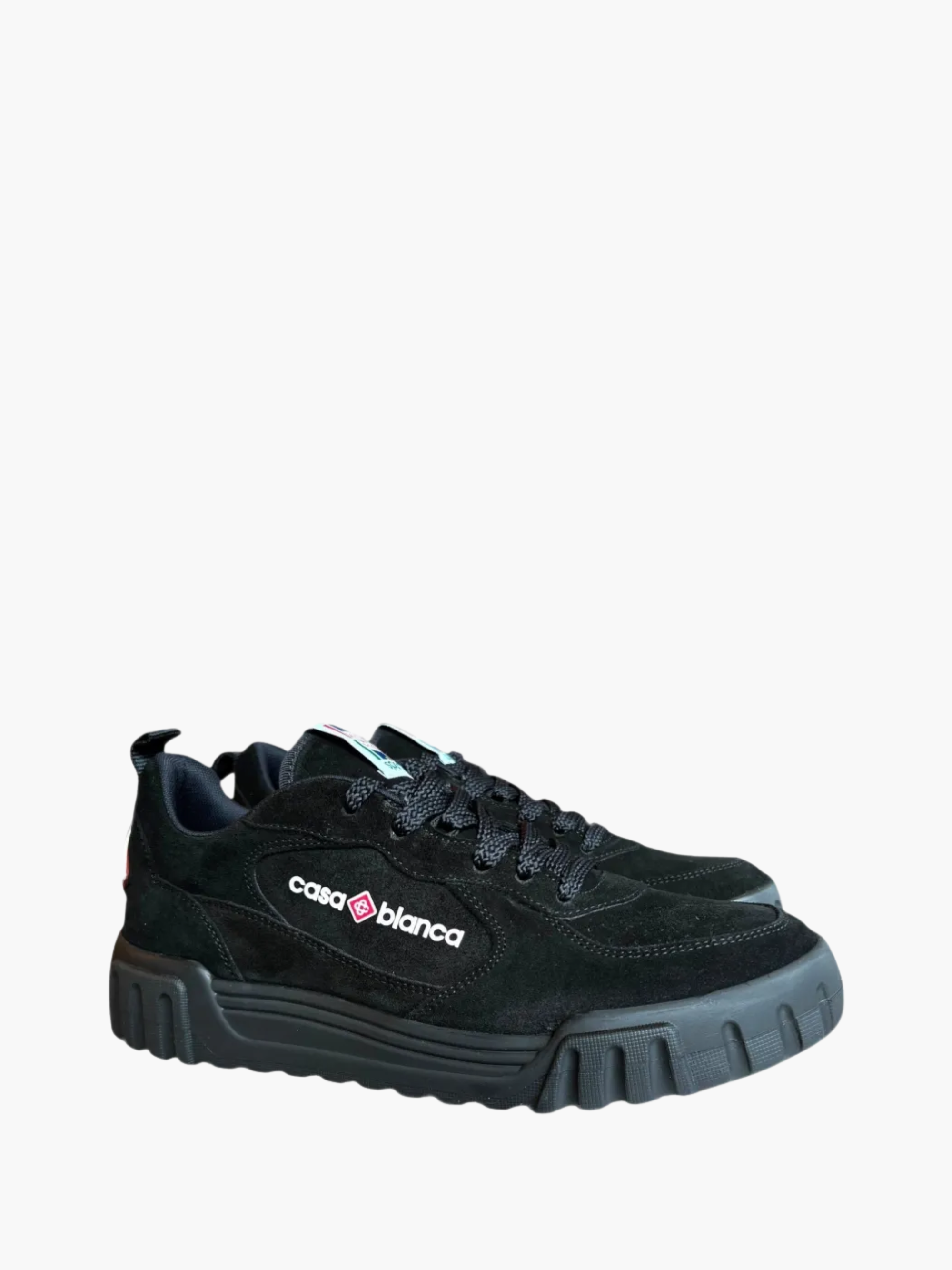 Casablanca Mens Court Sneakers Black