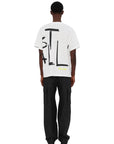 Just Cavalli T-Shirt Maxi Side Logo White