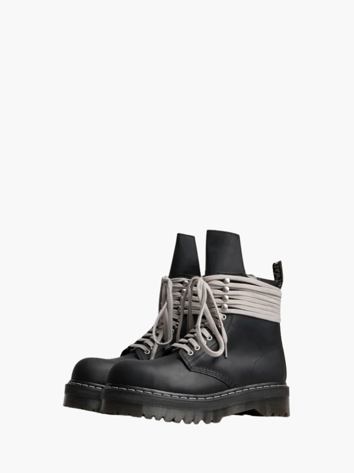 Rick Owens Boots Quad Sole Black