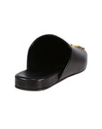 Balenciaga Slide Logo Black-Gold - 2