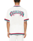 Casablanca Shirt Sport Faux Crochet White