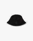 Casablanca Hat Silver Emblem Crochet Black