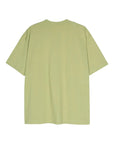 Comme Des Garcons T-Shirt Oversized Logo Khaki