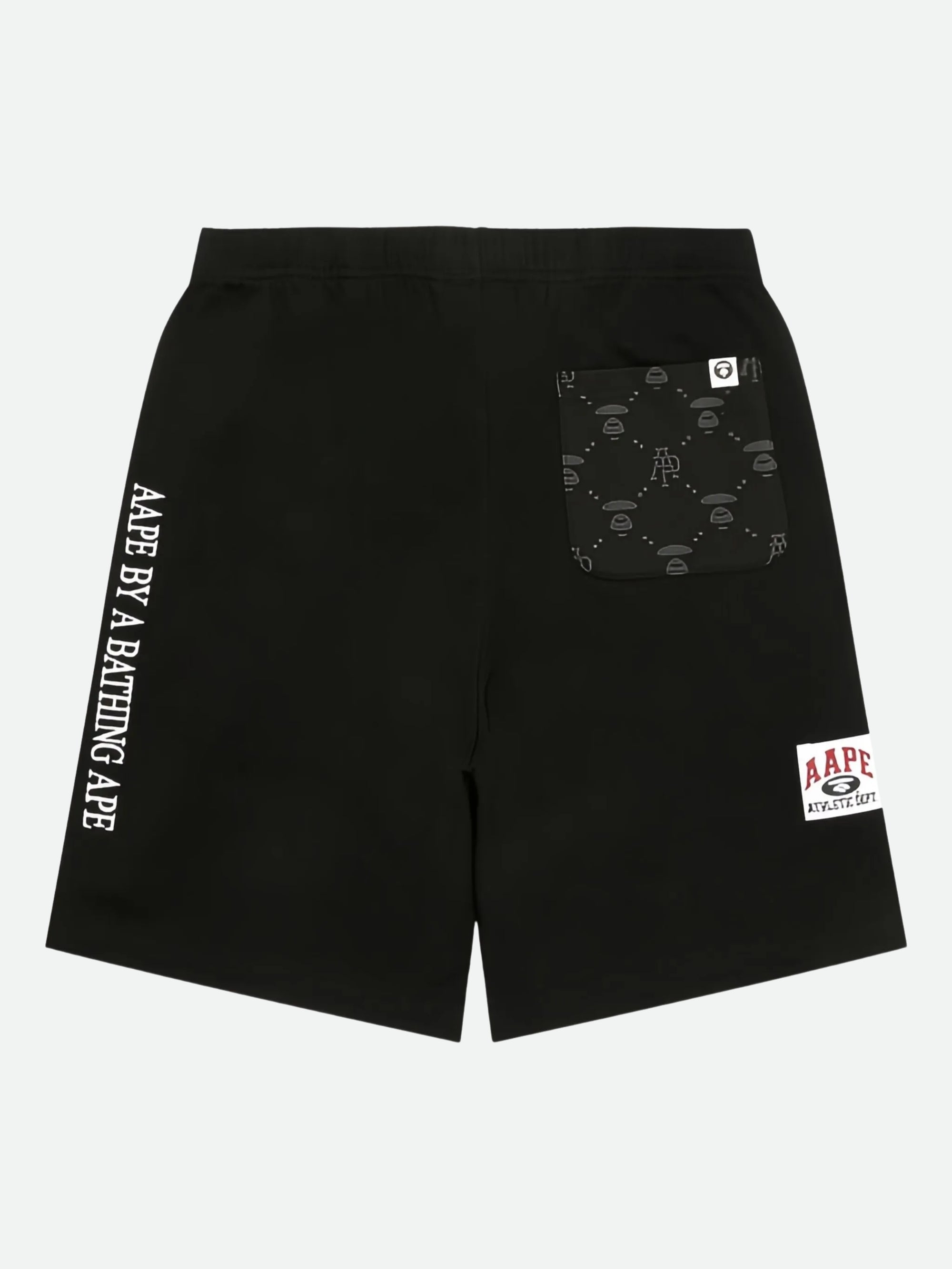 Aape Shorts Basic Logo Black-AL Capone Premium