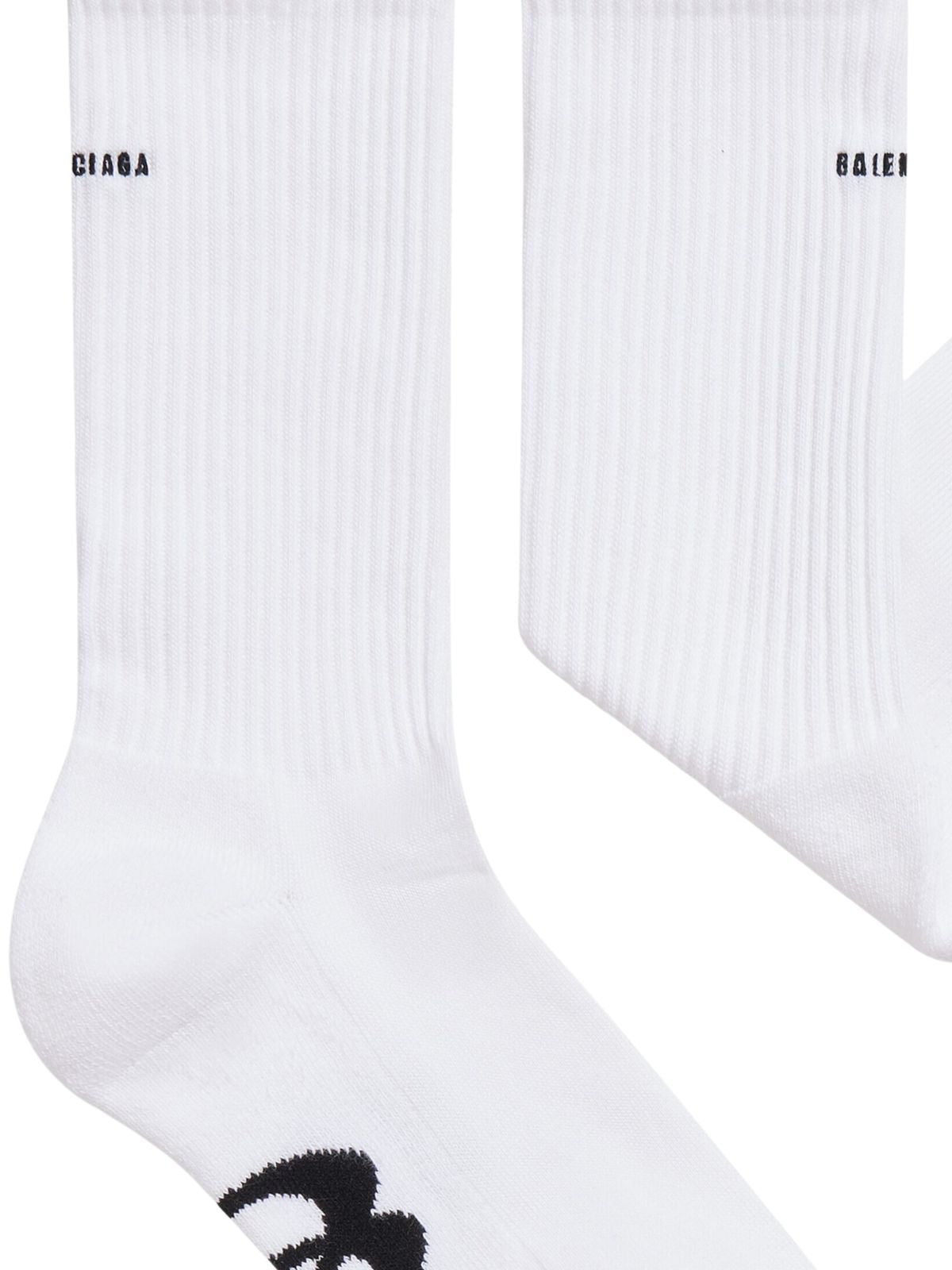 Balenciaga Socks Unity Logo White - 2