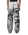 Vetements Pants Graffiti Grey - 2