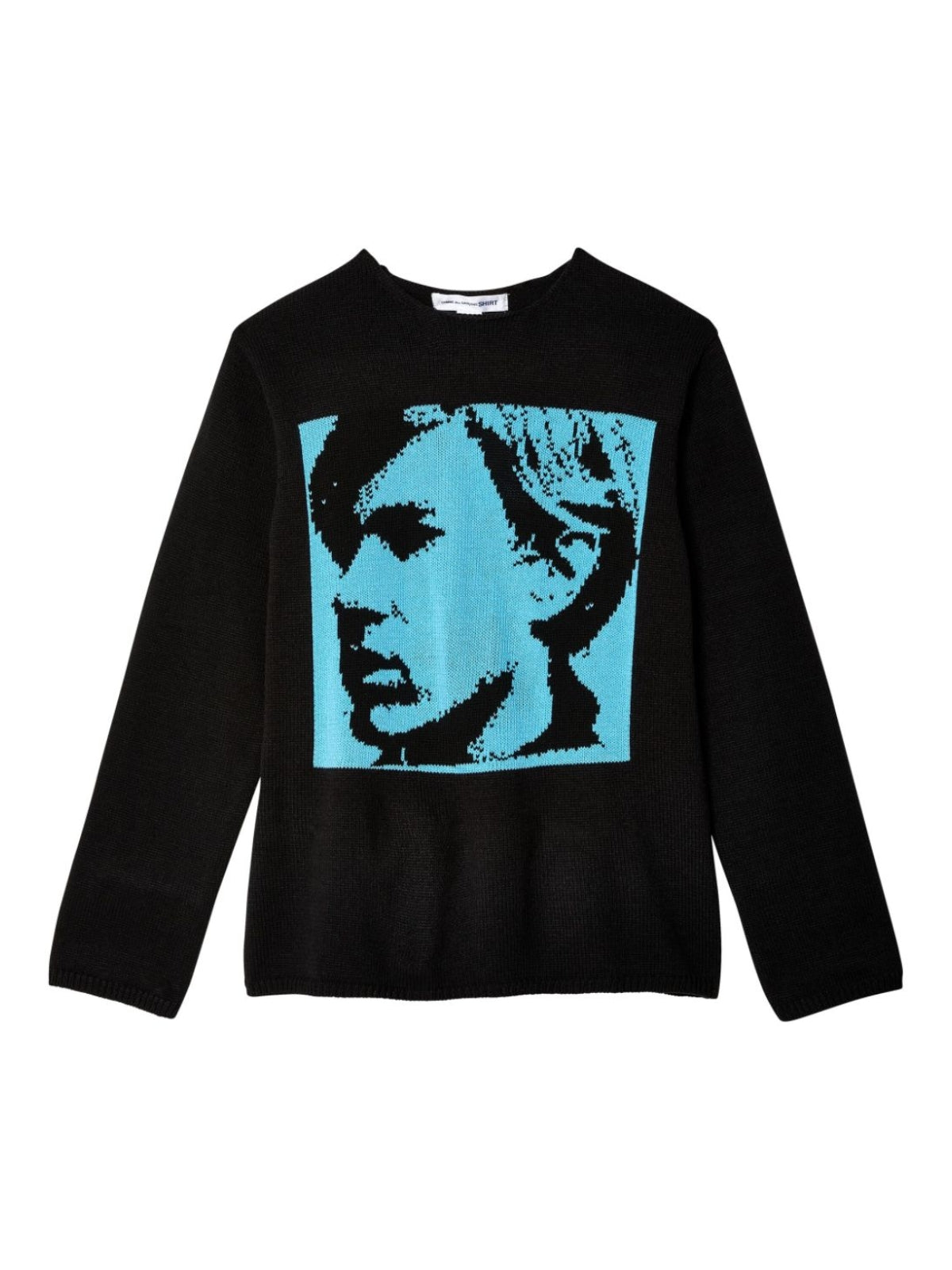 Comme Des Garcons Sweater Graphic Print Black