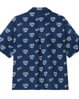 Kenzo Shirt Allover Heart Logo Blue