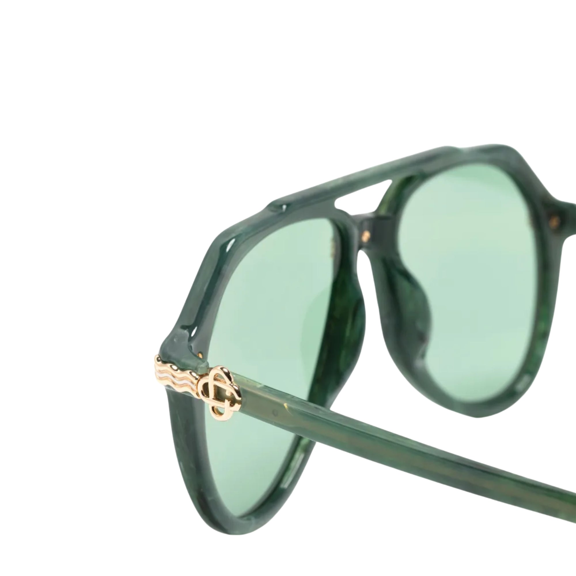 Casablanca Sunglasess Rajio Green-Gold