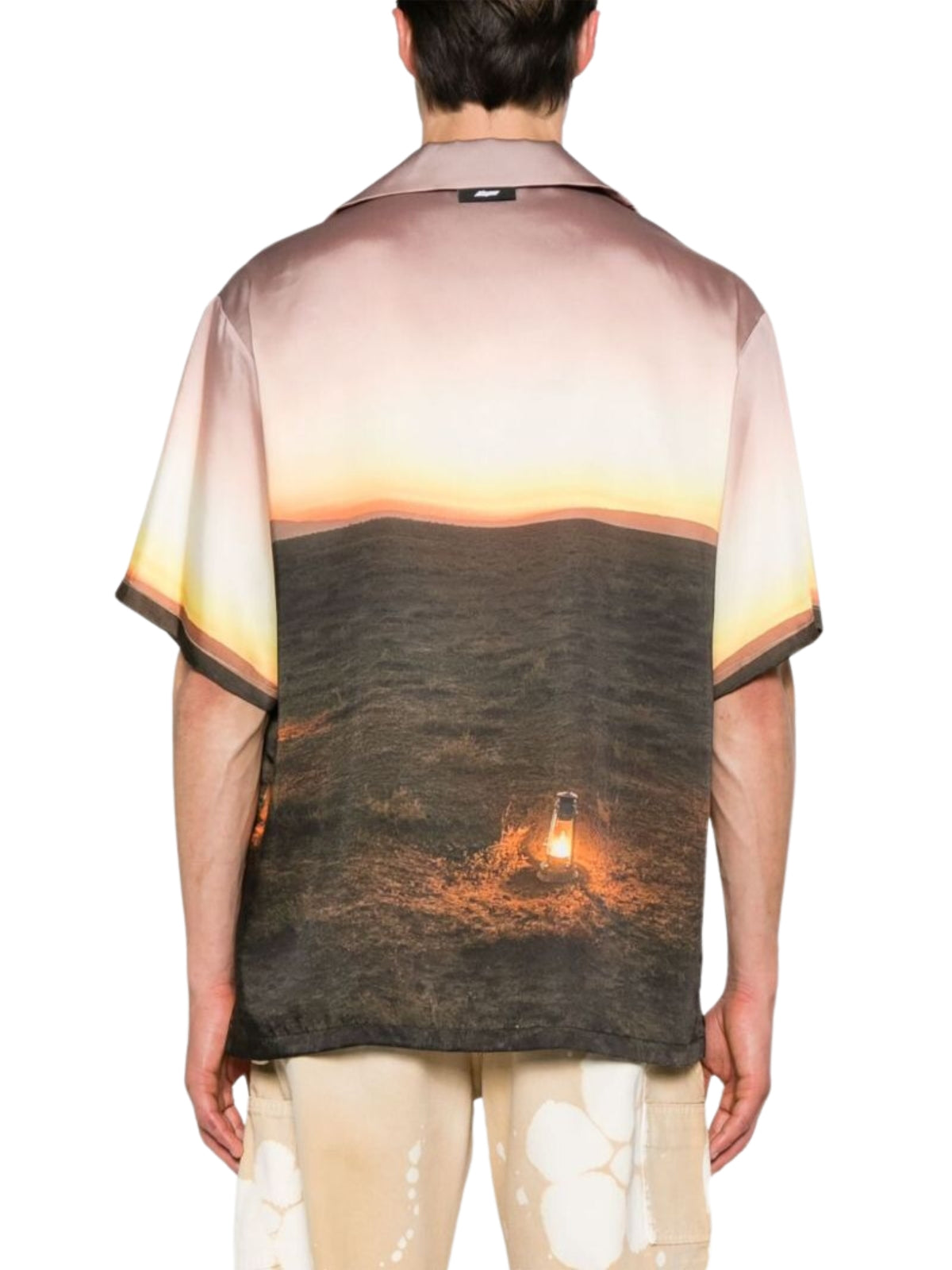 Msgm Shirt Sunset Multicolour