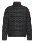 Moncler Jacket Bourne Allover Print Black