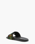Casablanca Slides CSL17 Embroidered Terry Black