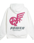 Acupuncture Hooded Sweater White-Red