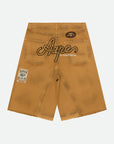 Aape Shorts Trade Mark Denim Light Beige