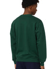 Drole De Monsieur Sweater Slogan Print Forest Green