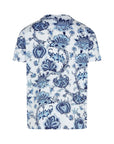 Etro T-Shirt Roma White-Blue