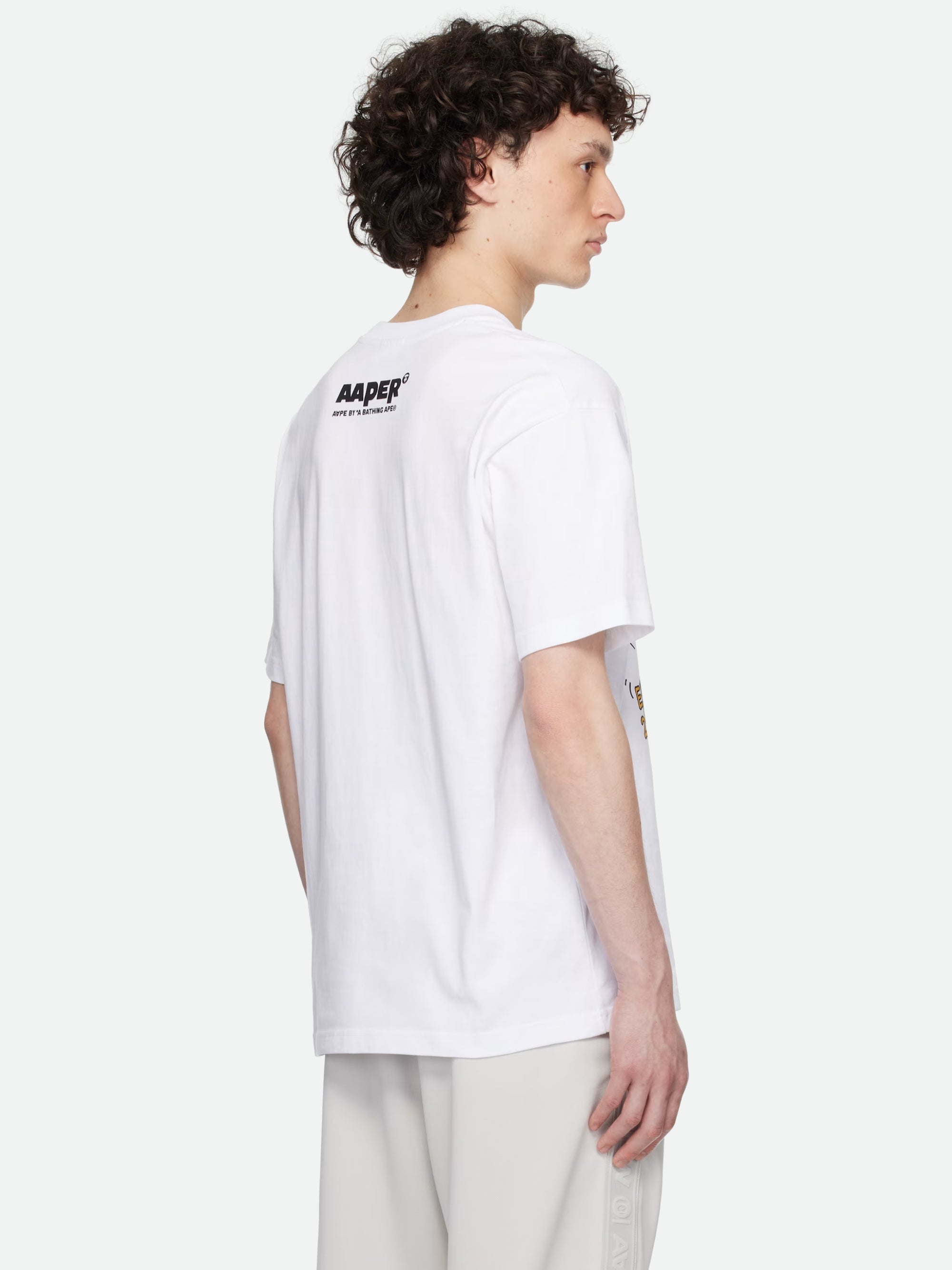 Aape T-Shirt Graphic Print White-AL Capone Premium
