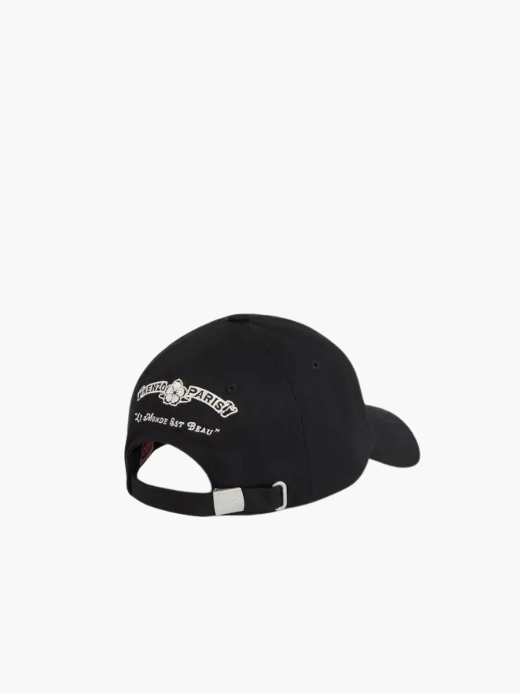 Kenzo Cap Plain Embroidery Black