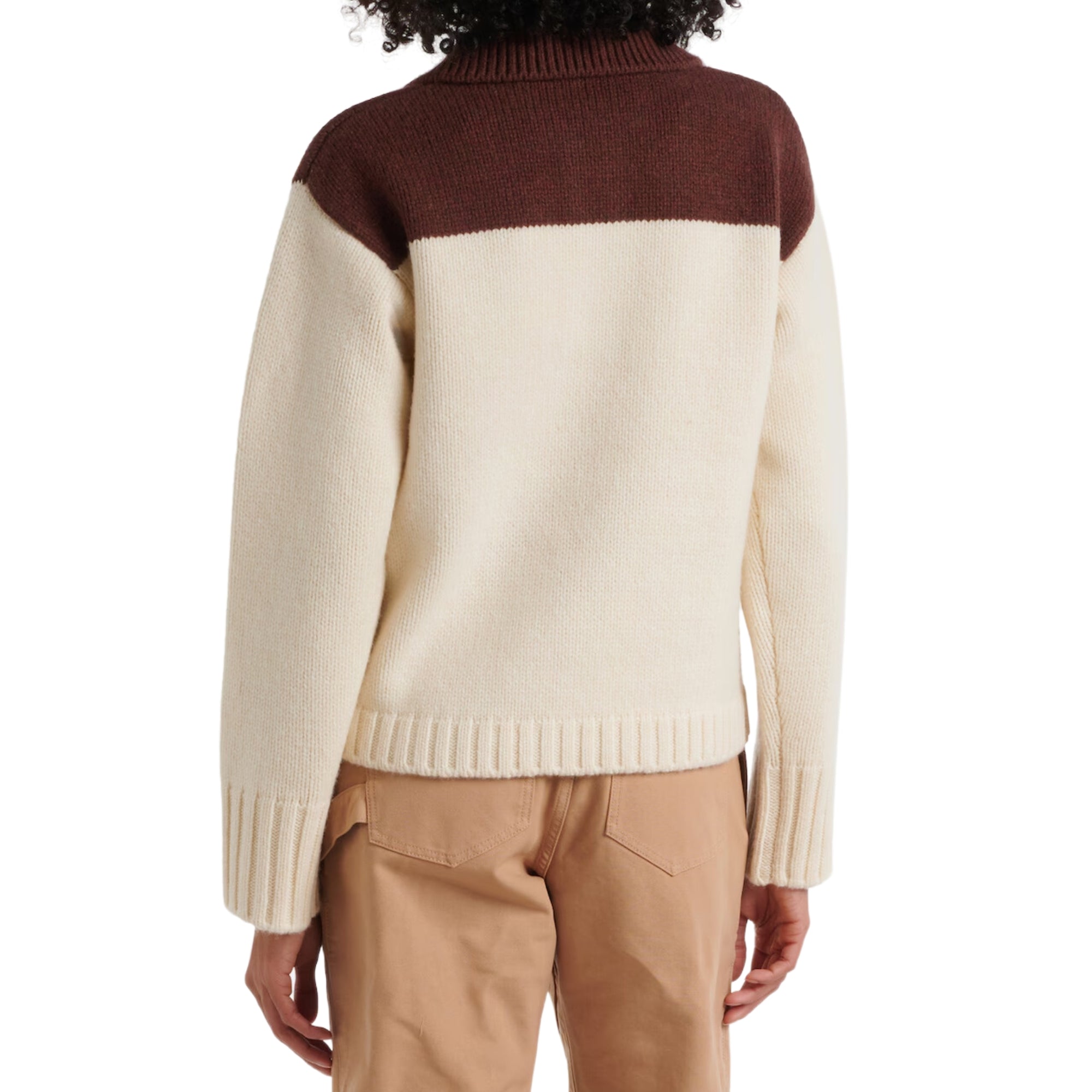 Jw Anderson Sweater House Polo Flax