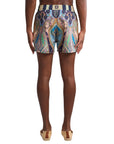 Etro Shorts Paisley Swimming Navy