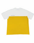 Vtmnts T-Shirt Logo 2 Tone Mustard White