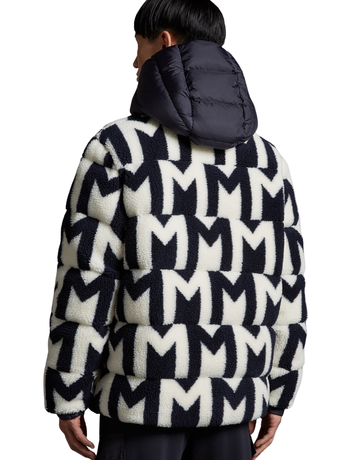 Monogram Moncler Moncler Jacket Mondego Monogram Black-White - AL Capone Premium