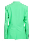 Msgm Blazer Ladies Two Button Mint - 2