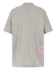 Comme Des Garcons T-Shirt Splatter Pink-Grey