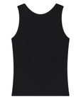 Kenzo Rib Tank Top BF 2.0 Embroidered Black