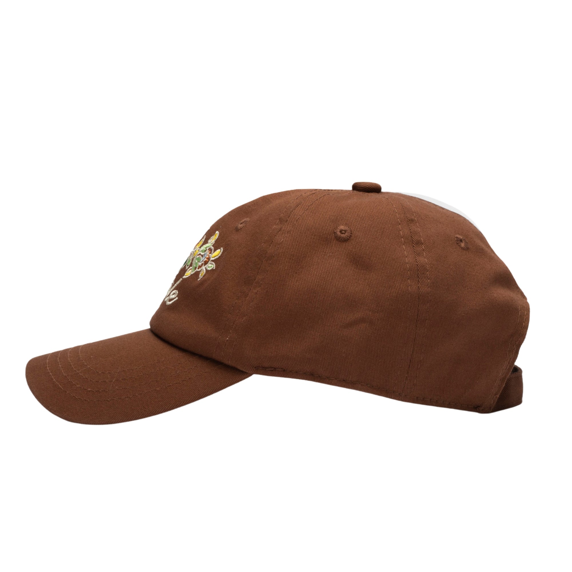 Drole De Monsieur Cap Flower Brown