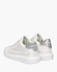 Karl Lagerfeld Sneaker KLL299 Kapri Ombre Nft Lo Lace White Lthr W/Silver