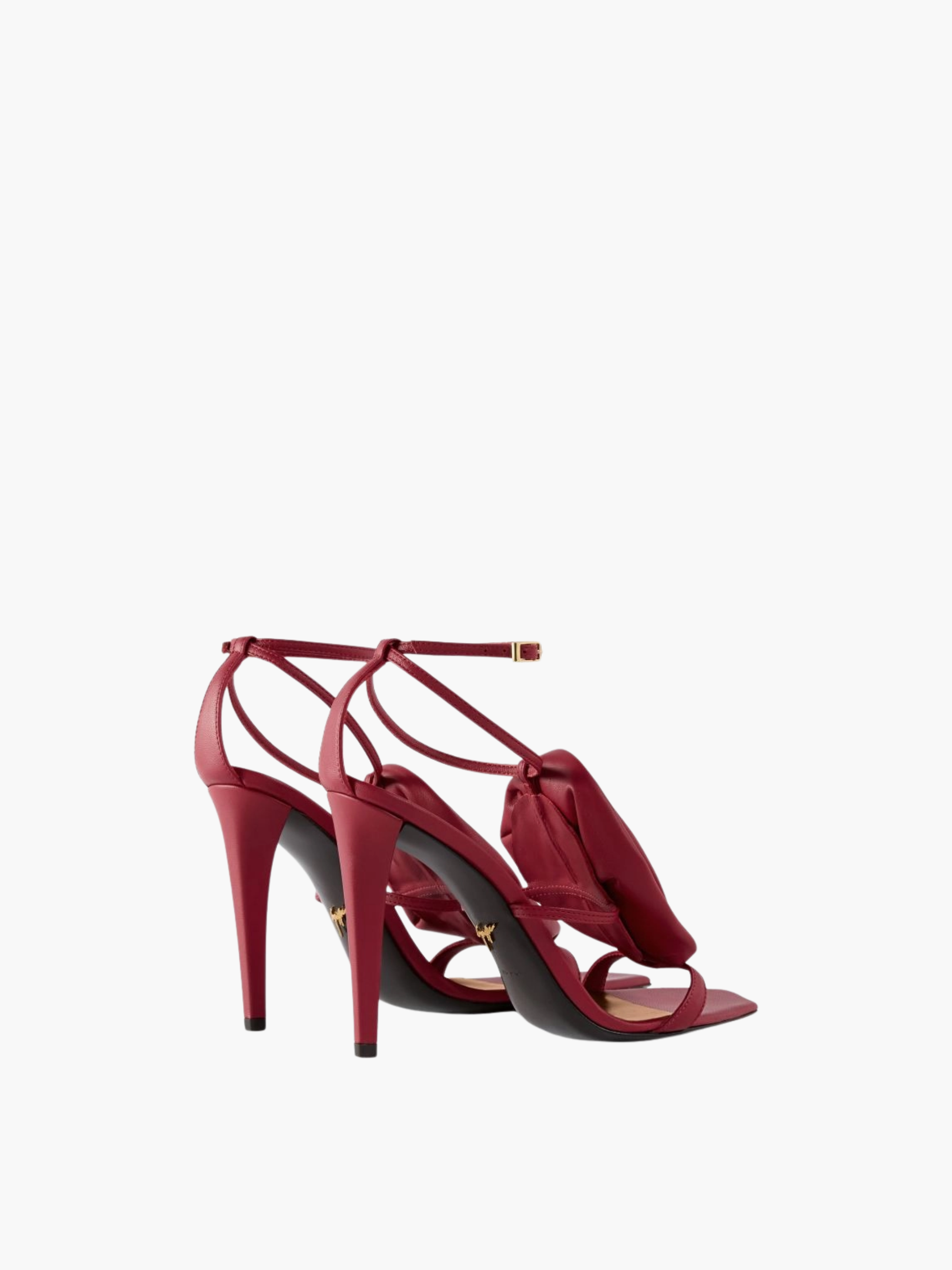 Giuseppe Zanotti High Heel ZH11 Cursed Flower Sandal 105mm Red