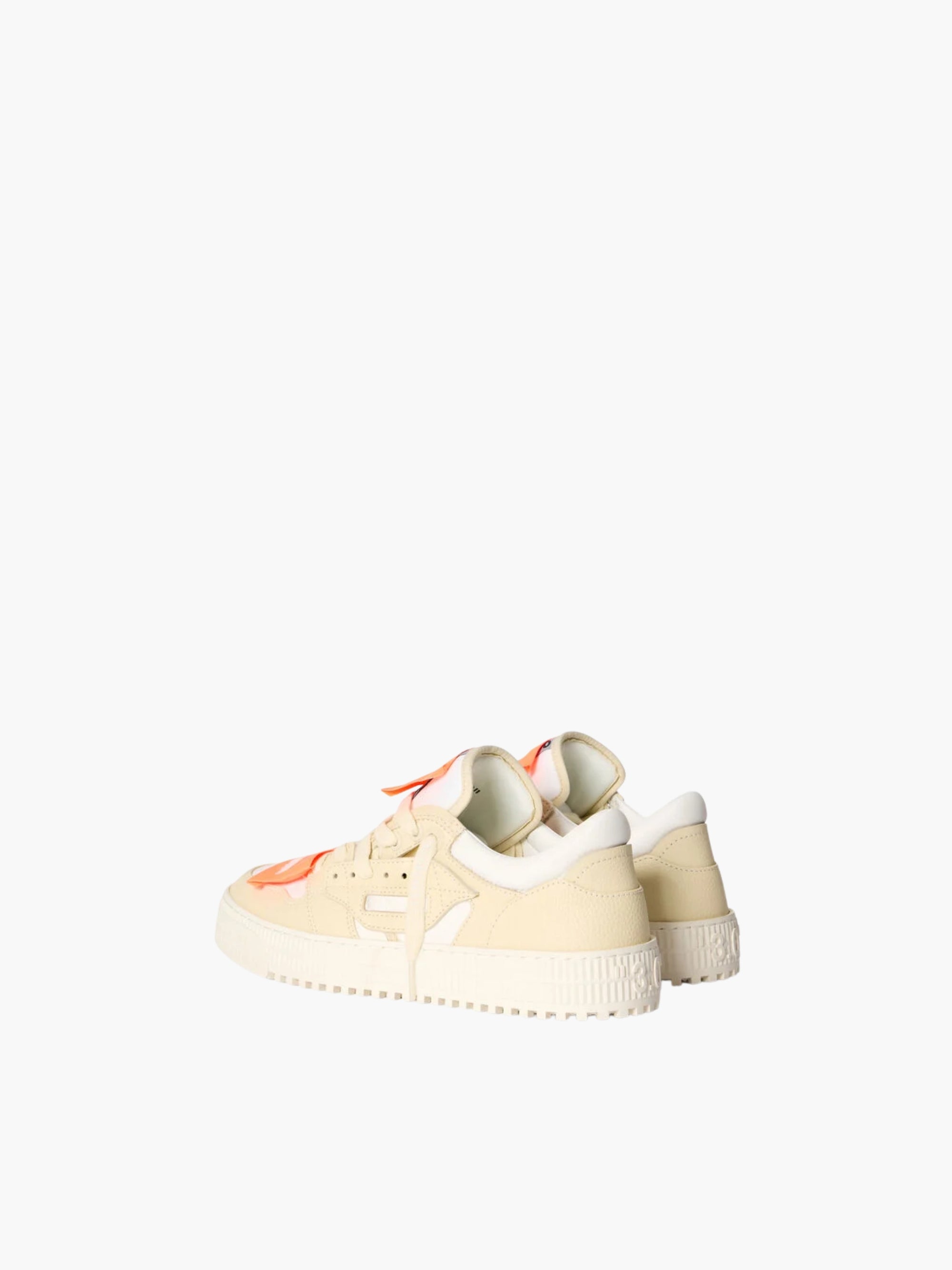 Off-white Sneakers Ows117 M-low Top Beige/White