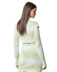 Gcds Crop Top Braids Lime