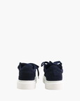 Cleens Sneaker C51 Suede White Sole Midnight Blue