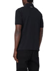 Just Cavalli Golfer Flower Embroidery Black
