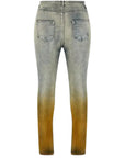 Rick Owens Jeans Washed Blue-Mustard
