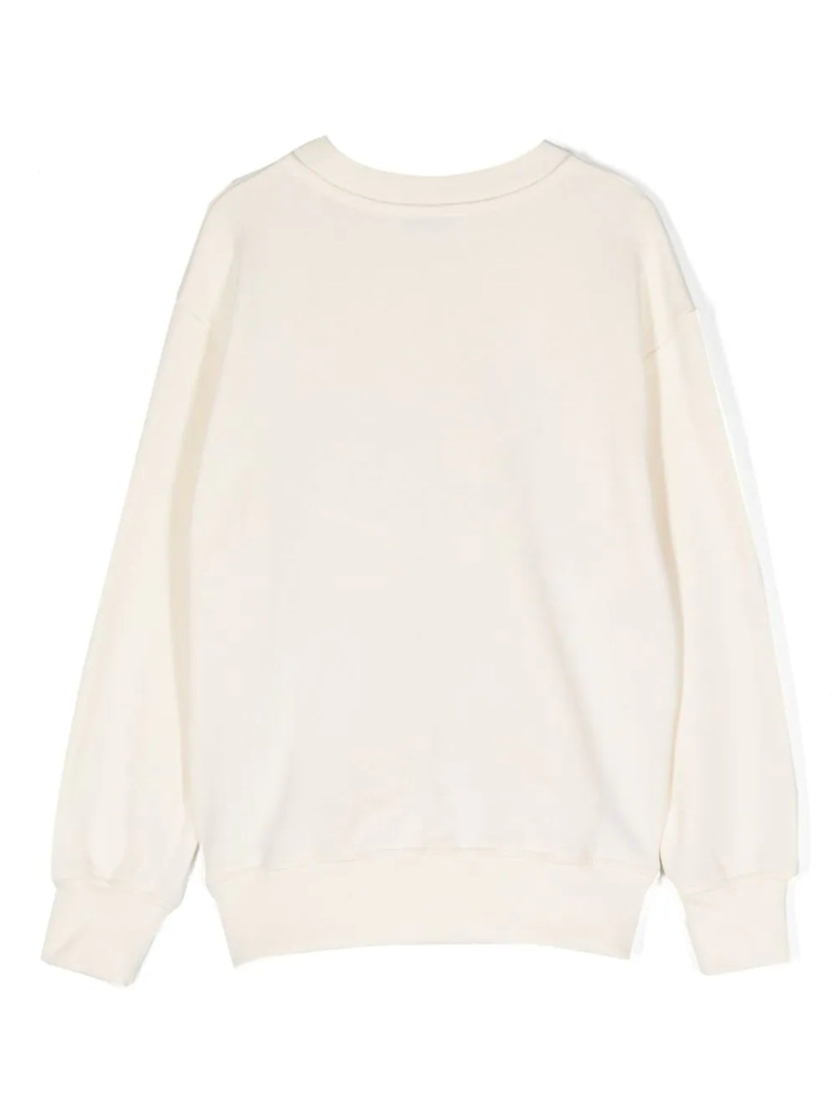 Msgm Sweater Logo Cream