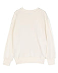 Msgm Sweater Logo Cream