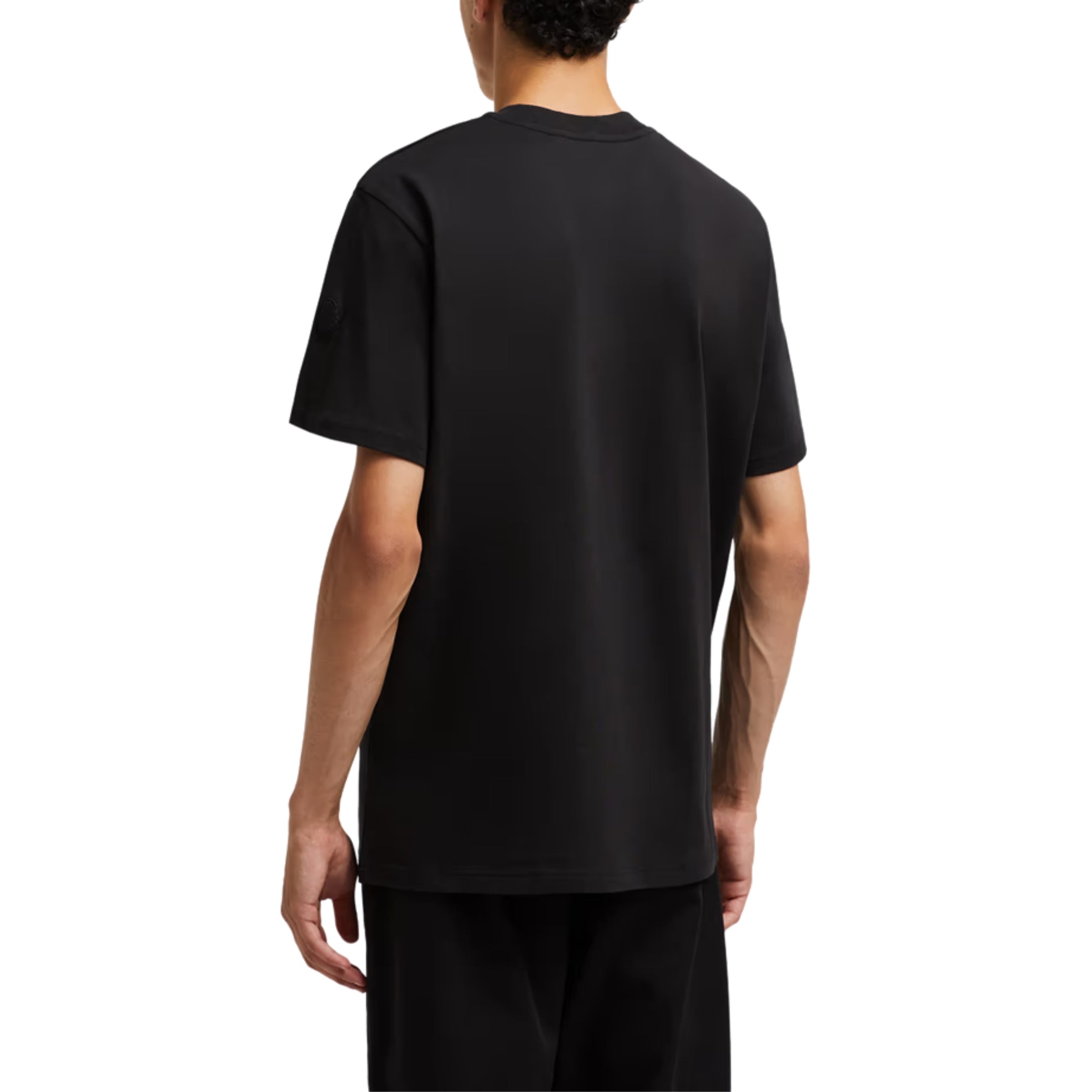 Moncler T-Shirt Multiple Logo Black – AL Capone Premium