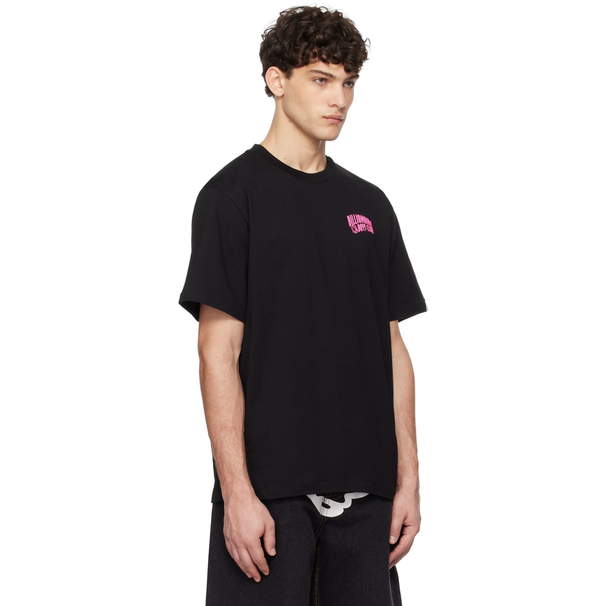 Billionaire Boys Club T-Shirt Small Arch Logo Black-Pink